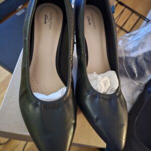 New -Clarks Collection Shondrah Rae Black Heel